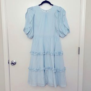 Rachel parcell balloon sleeve dress.